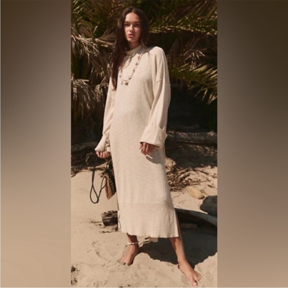 Free People Faye Sweater Midi Dress